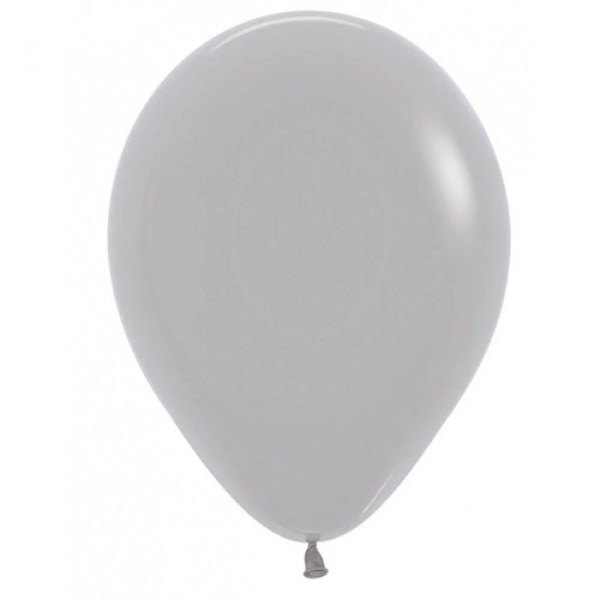 Gri Pastel Balon 10 Adet