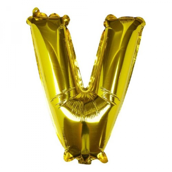 V Gold Harf Folyo Balon