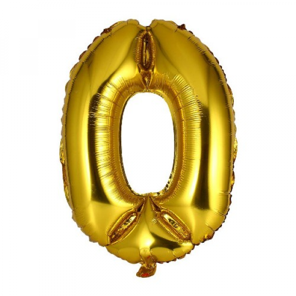 0 Gold Gümüş Folyo Balon