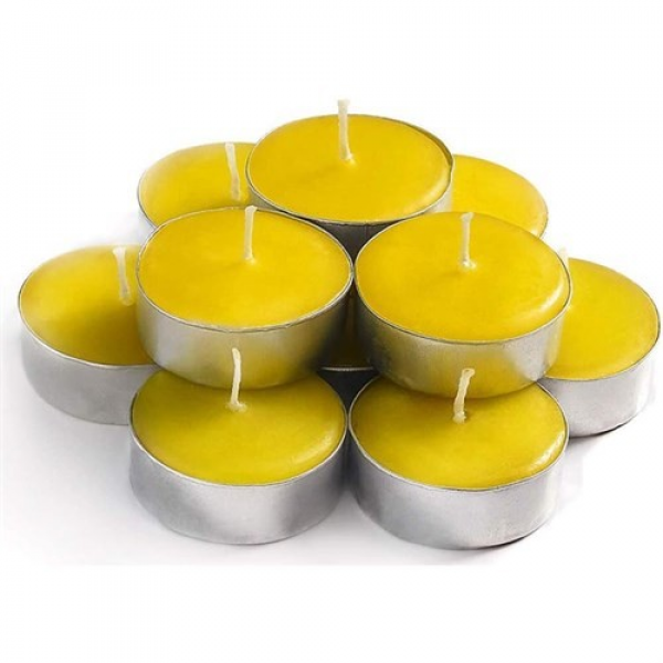 Tealight Sarı Mum 25 Adet