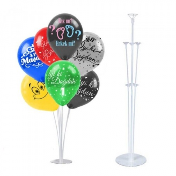 9 Çubuklu Balon Standı