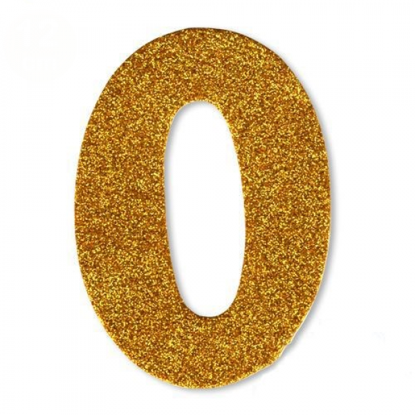 gold simli O harfi süs