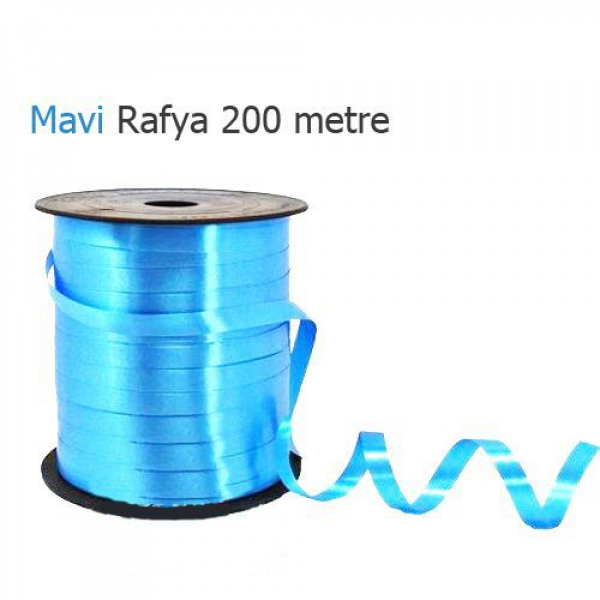 Açık mavi rafya 200 metre