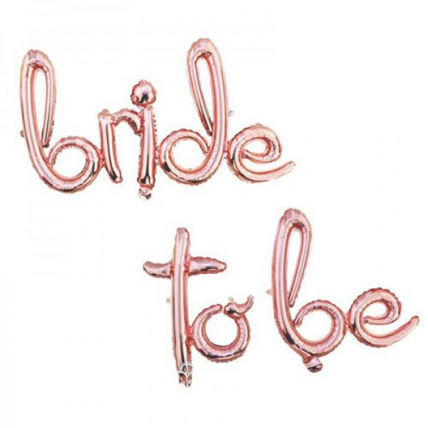 bride to be folyo balon rose