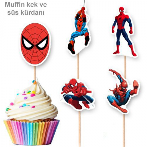 spiderman kürdan süs